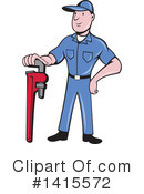 Plumber Clipart #1415572 by patrimonio