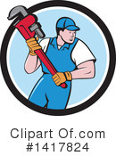 Plumber Clipart #1417824 by patrimonio