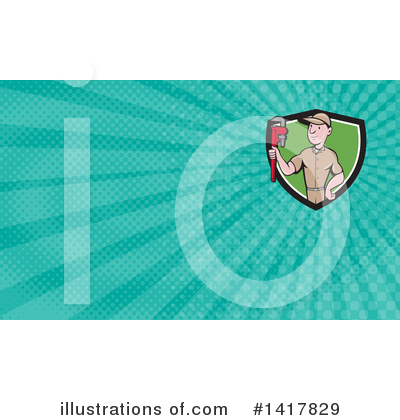 Royalty-Free (RF) Plumber Clipart Illustration by patrimonio - Stock Sample #1417829