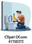Plumber Clipart #1705372 by Vector Tradition SM