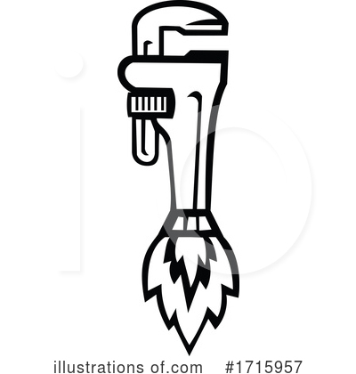 Rocket Clipart #1715957 by patrimonio