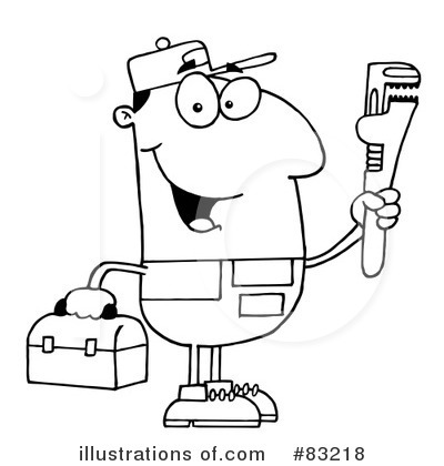Plumber Clipart #83218 by Hit Toon