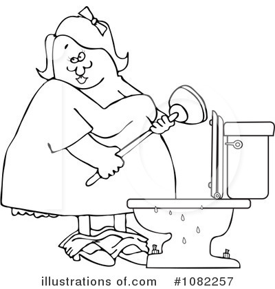 Royalty-Free (RF) Plumbing Clipart Illustration by djart - Stock Sample #1082257