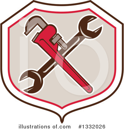 Wrench Clipart #1332026 by patrimonio