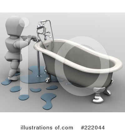 Royalty-Free (RF) Plumbing Clipart Illustration by KJ Pargeter - Stock Sample #222044