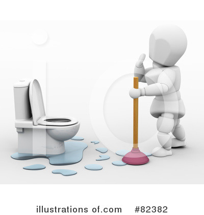 Royalty-Free (RF) Plumbing Clipart Illustration by KJ Pargeter - Stock Sample #82382