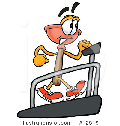 Royalty-Free (RF) Plunger Character Clipart Illustration by Mascot Junction - Stock Sample #12519