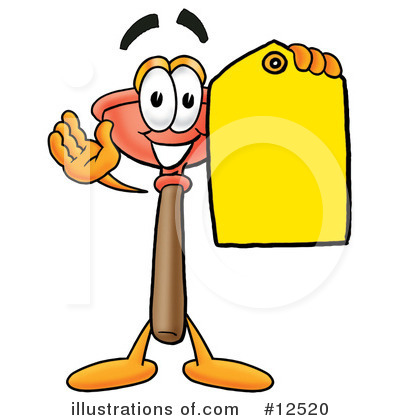 Royalty-Free (RF) Plunger Character Clipart Illustration by Mascot Junction - Stock Sample #12520