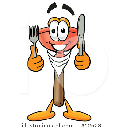 Royalty-Free (RF) Plunger Character Clipart Illustration by Mascot Junction - Stock Sample #12528