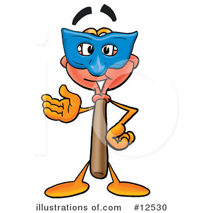 Royalty-Free (RF) Plunger Character Clipart Illustration by Mascot Junction - Stock Sample #12530