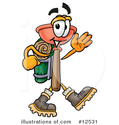 Backpacker Clipart #12531 by Mascot Junction