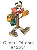 Plunger Character Clipart #12531 by Mascot Junction