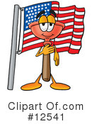 Plunger Character Clipart #12541 by Mascot Junction