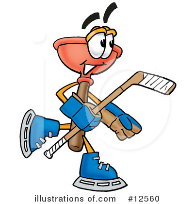 Royalty-Free (RF) Plunger Character Clipart Illustration by Mascot Junction - Stock Sample #12560