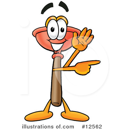 Royalty-Free (RF) Plunger Character Clipart Illustration by Mascot Junction - Stock Sample #12562