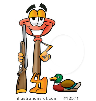 Plunger Character Clipart #12571 by Toons4Biz