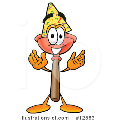 Royalty-Free (RF) Plunger Character Clipart Illustration by Mascot Junction - Stock Sample #12583