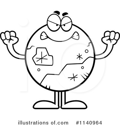 Royalty-Free (RF) Pluto Clipart Illustration by Cory Thoman - Stock Sample #1140964