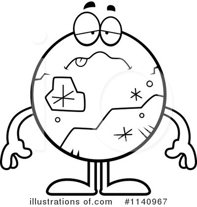 Royalty-Free (RF) Pluto Clipart Illustration by Cory Thoman - Stock Sample #1140967