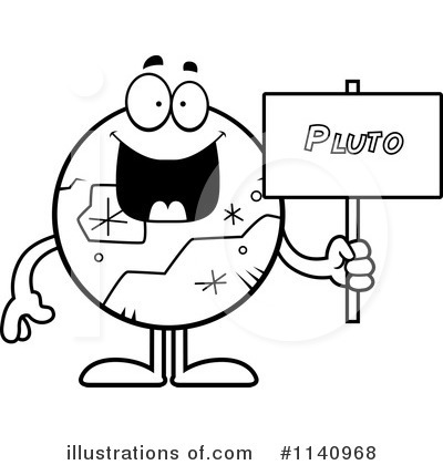 Royalty-Free (RF) Pluto Clipart Illustration by Cory Thoman - Stock Sample #1140968
