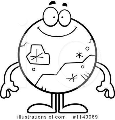 Royalty-Free (RF) Pluto Clipart Illustration by Cory Thoman - Stock Sample #1140969