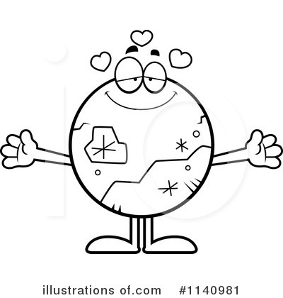 Royalty-Free (RF) Pluto Clipart Illustration by Cory Thoman - Stock Sample #1140981