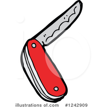 Pocket Knife Clipart #1242909 by lineartestpilot