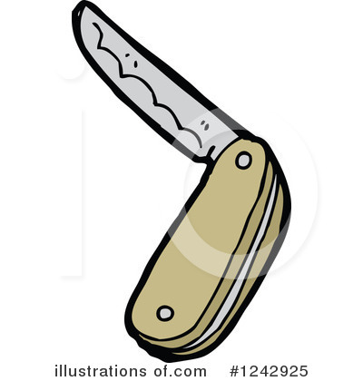 Pocket Knife Clipart #1242925 by lineartestpilot