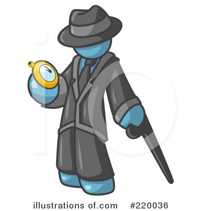 Royalty-Free (RF) Pocketwatch Clipart Illustration by Leo Blanchette - Stock Sample #220036