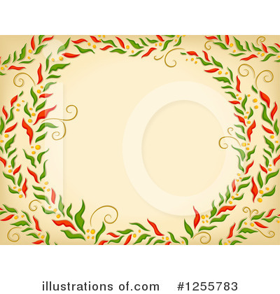 Royalty-Free (RF) Poinsettia Clipart Illustration by BNP Design Studio - Stock Sample #1255783