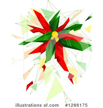 Royalty-Free (RF) Poinsettia Clipart Illustration by BNP Design Studio - Stock Sample #1266175
