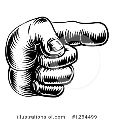 Royalty-Free (RF) Pointer Finger Clipart Illustration by AtStockIllustration - Stock Sample #1264499