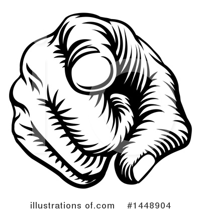 Royalty-Free (RF) Pointer Finger Clipart Illustration by AtStockIllustration - Stock Sample #1448904