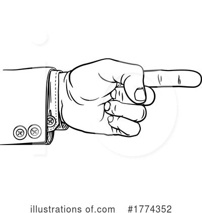 Royalty-Free (RF) Pointer Finger Clipart Illustration by AtStockIllustration - Stock Sample #1774352