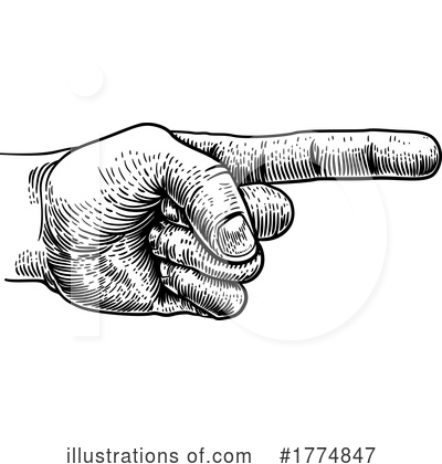 Royalty-Free (RF) Pointer Finger Clipart Illustration by AtStockIllustration - Stock Sample #1774847