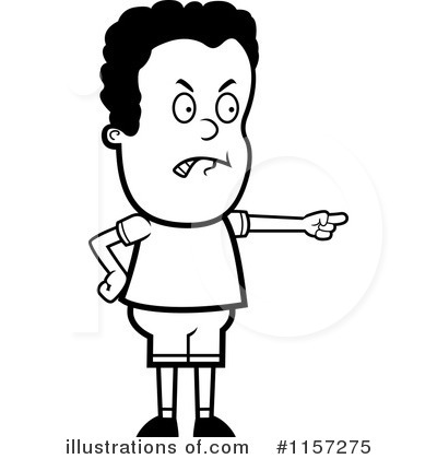 Royalty-Free (RF) Pointing Clipart Illustration by Cory Thoman - Stock Sample #1157275