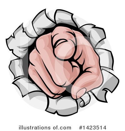 Royalty-Free (RF) Pointing Clipart Illustration by AtStockIllustration - Stock Sample #1423514