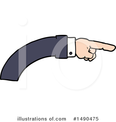 Royalty-Free (RF) Pointing Clipart Illustration by lineartestpilot - Stock Sample #1490475