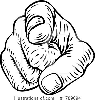 Pointer Finger Clipart #1789694 by AtStockIllustration