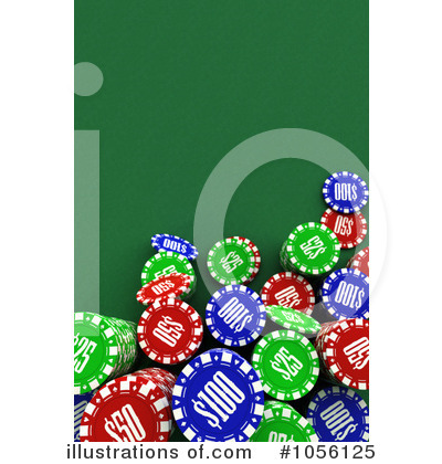 Royalty-Free (RF) Poker Chips Clipart Illustration by stockillustrations - Stock Sample #1056125
