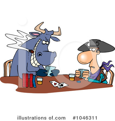Royalty-Free (RF) Poker Clipart Illustration by toonaday - Stock Sample #1046311