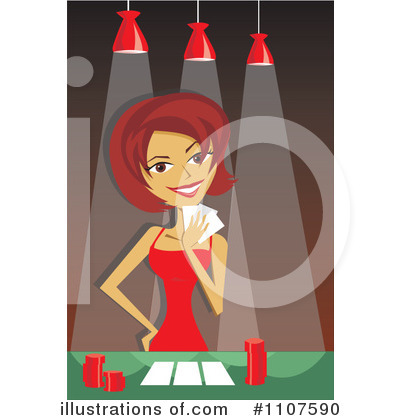 Royalty-Free (RF) Poker Clipart Illustration by Amanda Kate - Stock Sample #1107590
