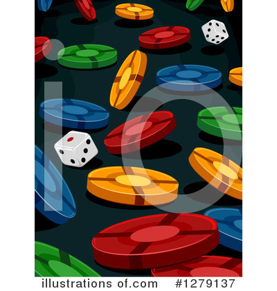 Poker Chips Clipart #1279137 by BNP Design Studio