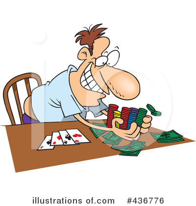 Royalty-Free (RF) Poker Clipart Illustration by toonaday - Stock Sample #436776