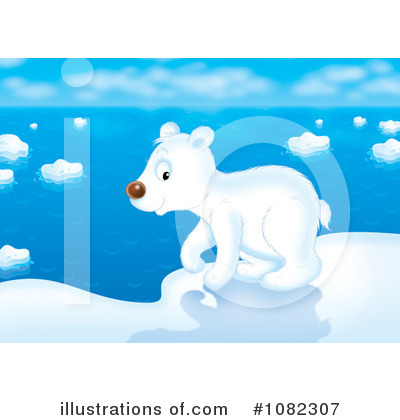 Polar Bear Clipart #1082307 by Alex Bannykh