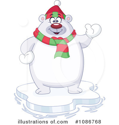 Royalty-Free (RF) Polar Bear Clipart Illustration by yayayoyo - Stock Sample #1086768