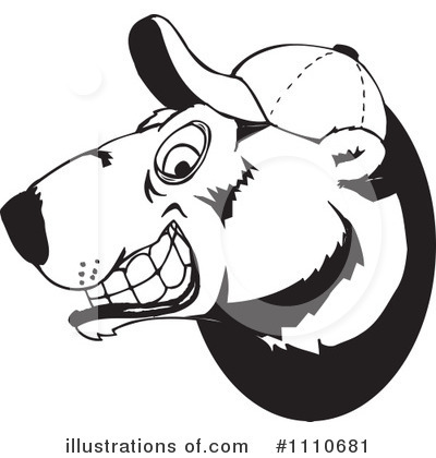 Royalty-Free (RF) Polar Bear Clipart Illustration by Dennis Holmes Designs - Stock Sample #1110681