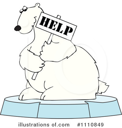 Royalty-Free (RF) Polar Bear Clipart Illustration by djart - Stock Sample #1110849