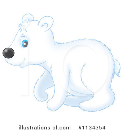Royalty-Free (RF) Polar Bear Clipart Illustration by Alex Bannykh - Stock Sample #1134354
