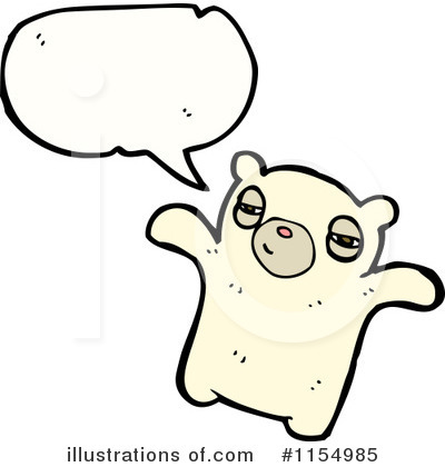 Royalty-Free (RF) Polar Bear Clipart Illustration by lineartestpilot - Stock Sample #1154985